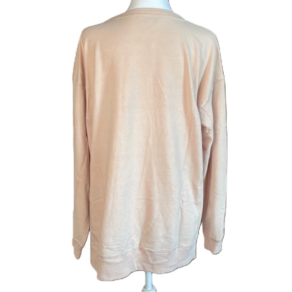 Wildfox Women’s Pink Cocktails Terry Pullover Crewneck Sweatshirt NWOT Large - Picture 4 of 11